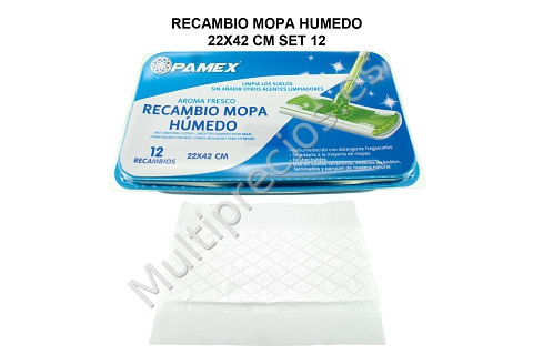 MOPA AT/RECAMBIO HUMEDO 22X42 CM SET 12 (0)