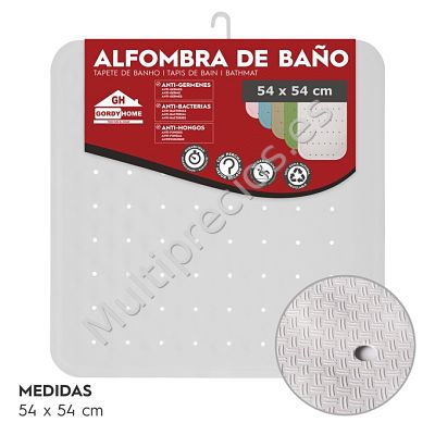 ALFOMBRA DE BAÑO 54x54 CM BLANCO (0)