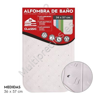 ALFOMBRA DE BAÑO 36x57 CM BLANCO (0)