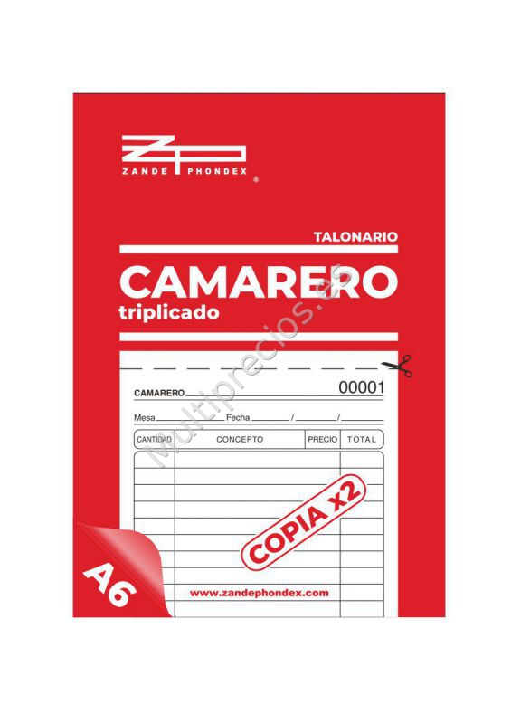 TALANORAIOS CAMARERO A7 + 2 COPIAS (12)