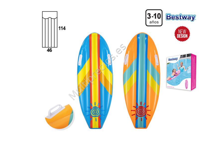 COLCHONETA SOL SURF INF. ASAS 114X46CM. (0)