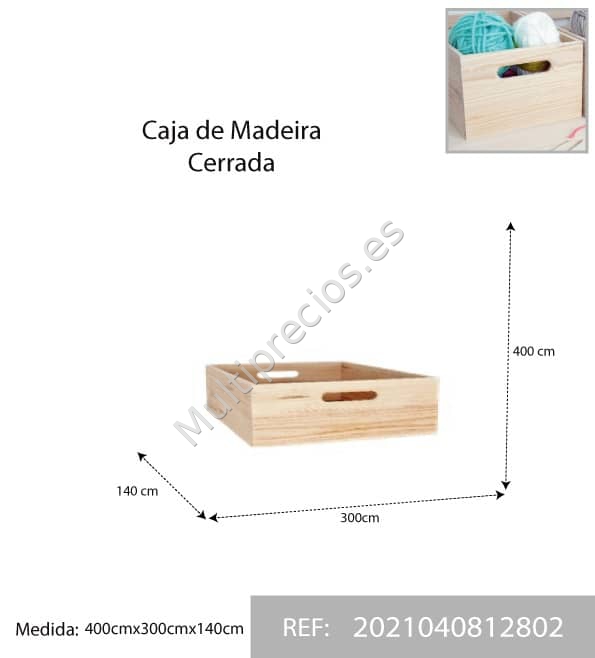 CAJA MADERA 400X300X140 (0)