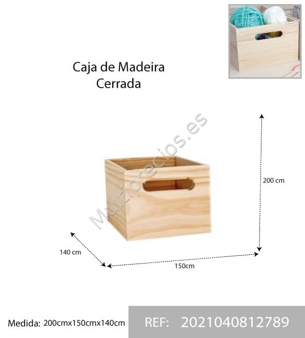 CAJA DE MADERA 200X150X140 (0)