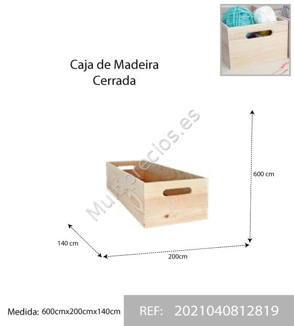 CAJA DE MADERA 600X200X140 (0)