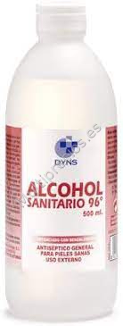 ALCOHOL SANITARIO 96º DYNS 500ML (12)