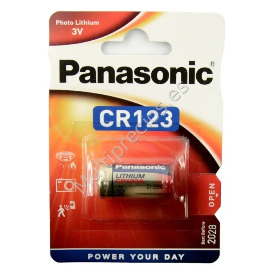 PILA CR123 PANASONIC (0)