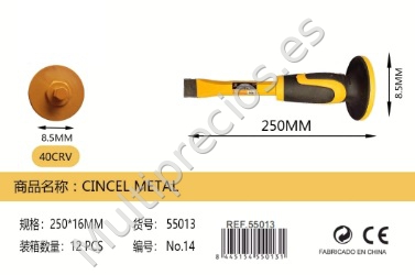 CINCEL METAL 250X16MM PLANO NO.14 (0)
