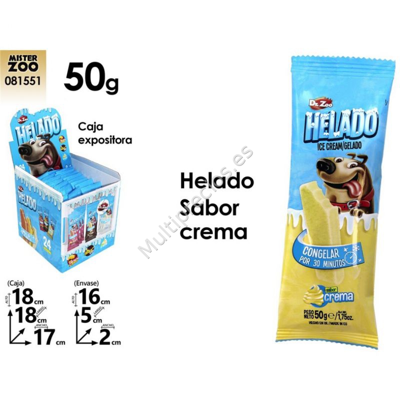 APERITIVO PARA PERROS HELADO CREMA 50GR (0)