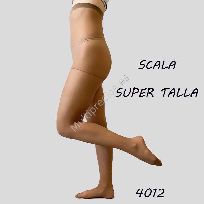PANTY SCALA SUPER TALLA 12 DEN LYCRA FIN (12)