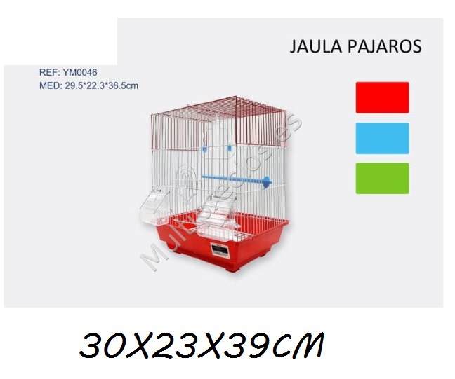 JAULA PAJARO 30X23X39CM (0)