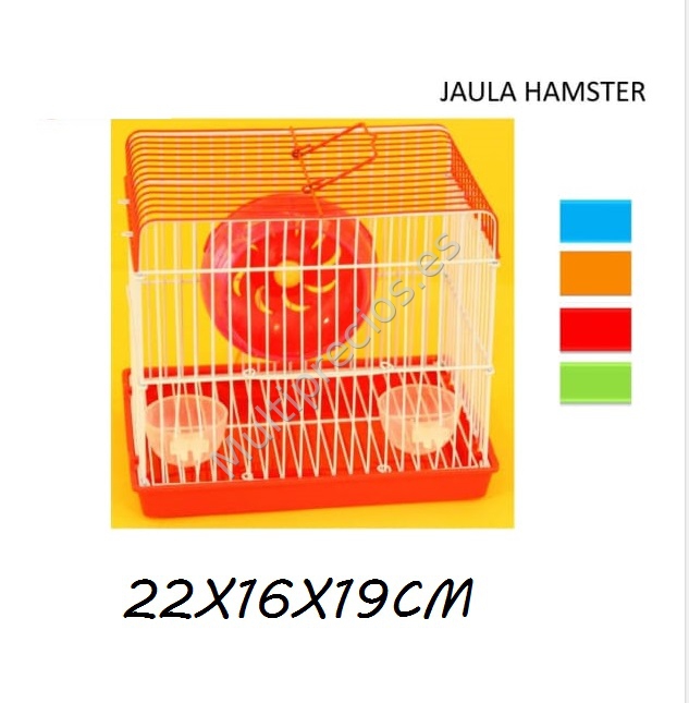 JAULA HAMSTER 22X16X19 CM (0)