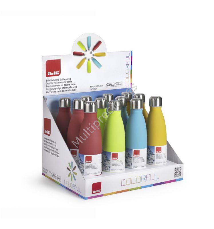 TERMO 500ML DOBLE PARED COLORFUL (0)