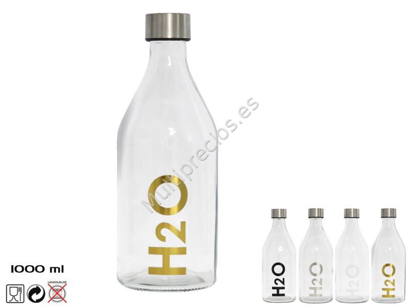 BOTELLA 1L H2O  T/ACERO (0)