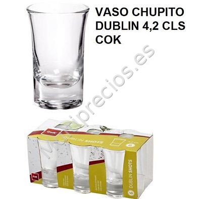 VASO 4.2CL 6UND CHUPITO DUBLIN (0)