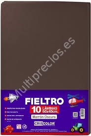 FIELTRO MARRON OSCURO 60X40 (10)