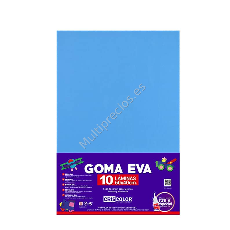 GOMA EVA CELESTE40X60 10UDS (10)