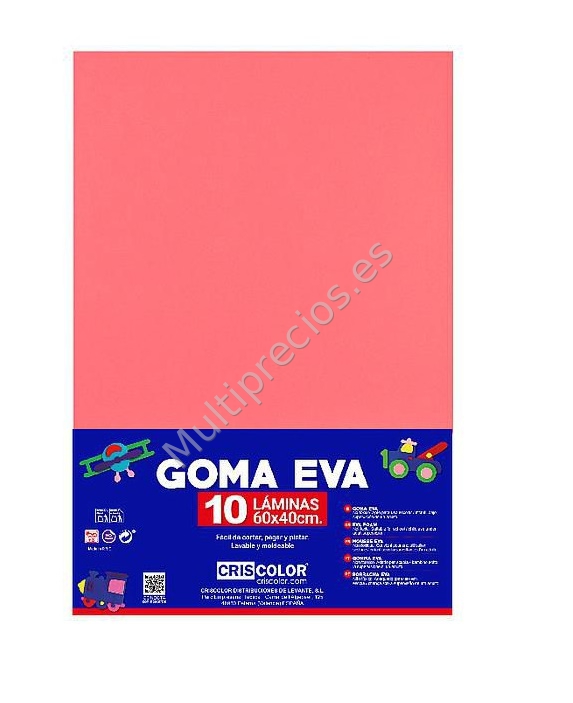 GOMA EVA SANDIA 40X60CM 10UDS (10)