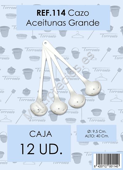 CAZO ACEITUNAS GRANDE 40CM (0)