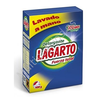DETERGENTE LAGARTO 400GMS LAVADO MANO (12)