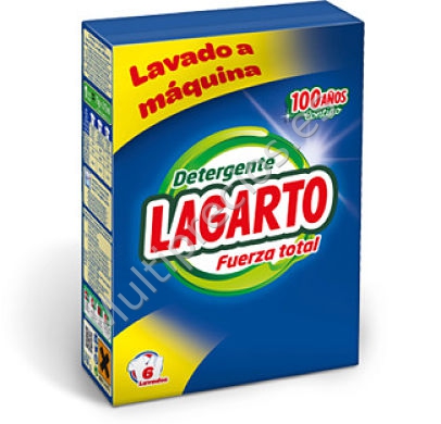 DETERGENTE LAGARTO 400GMS LAVADO MAQUINA (12)
